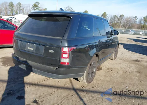 2017 Land Rover Range Rover 3.0L V6 Supercharged Hse z USA, uszkodzony, nr VIN SALGS2FV9HA361894